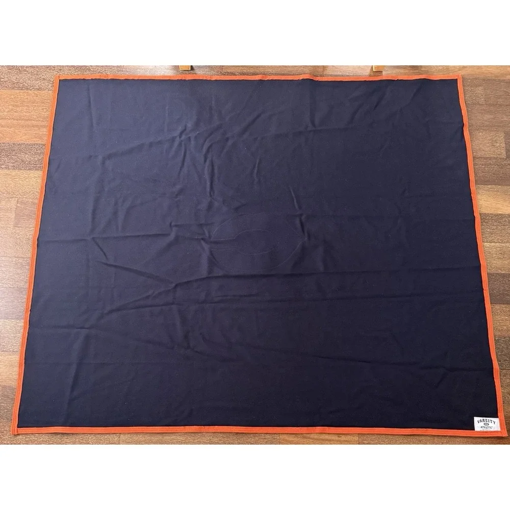VTG Carroll University‎ Chicago Bears Style Melton Wool Varsity Athletic Blanket
